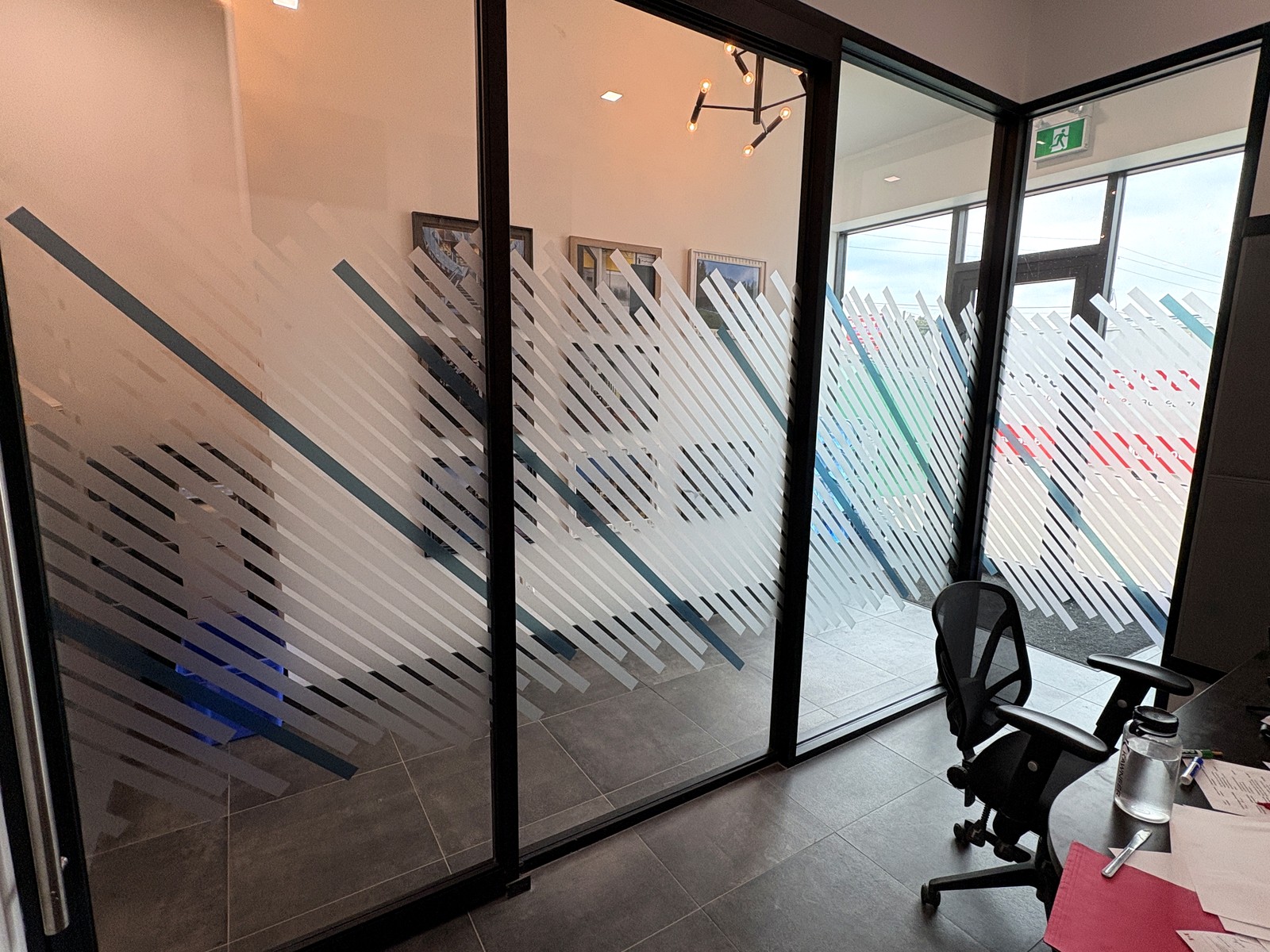 Decorative frost film
