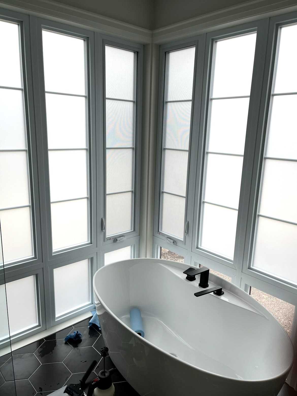 Frosted privacy film