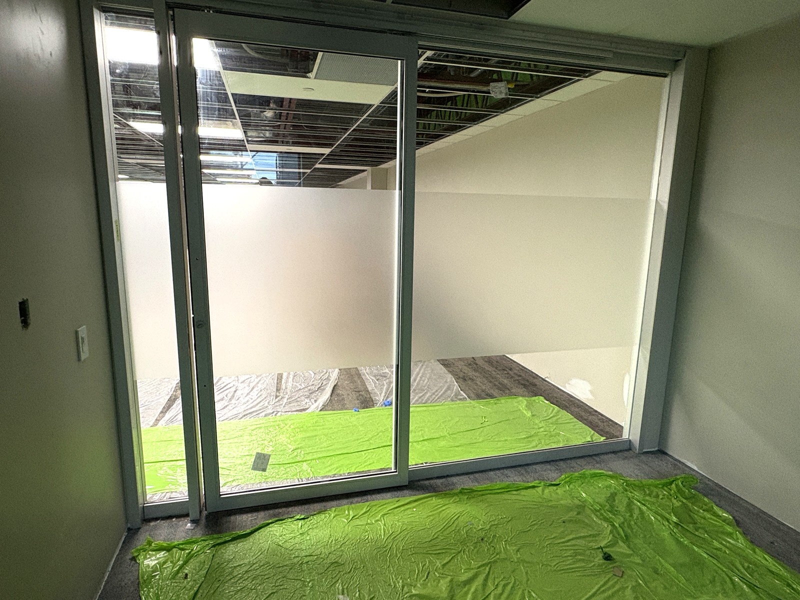 Frosted privacy film