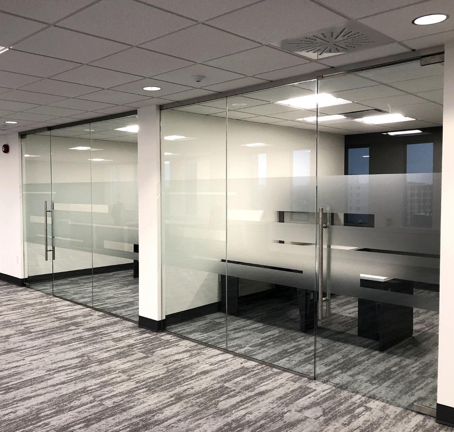Frosted privacy film