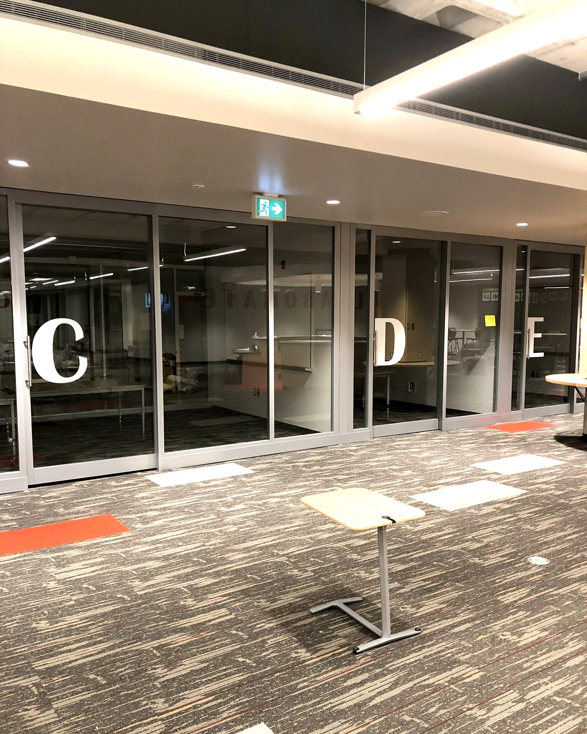 Cut vinyl wayfinding