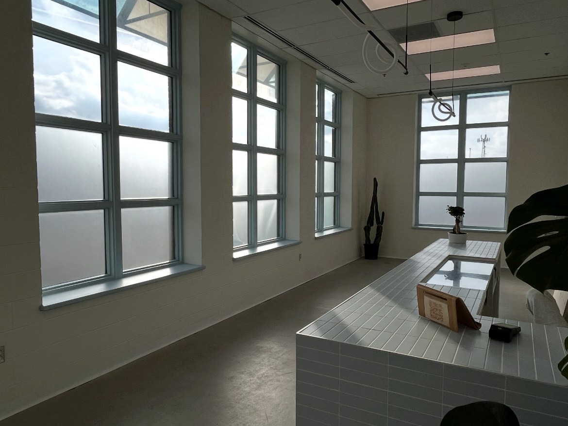 Frosted privacy film