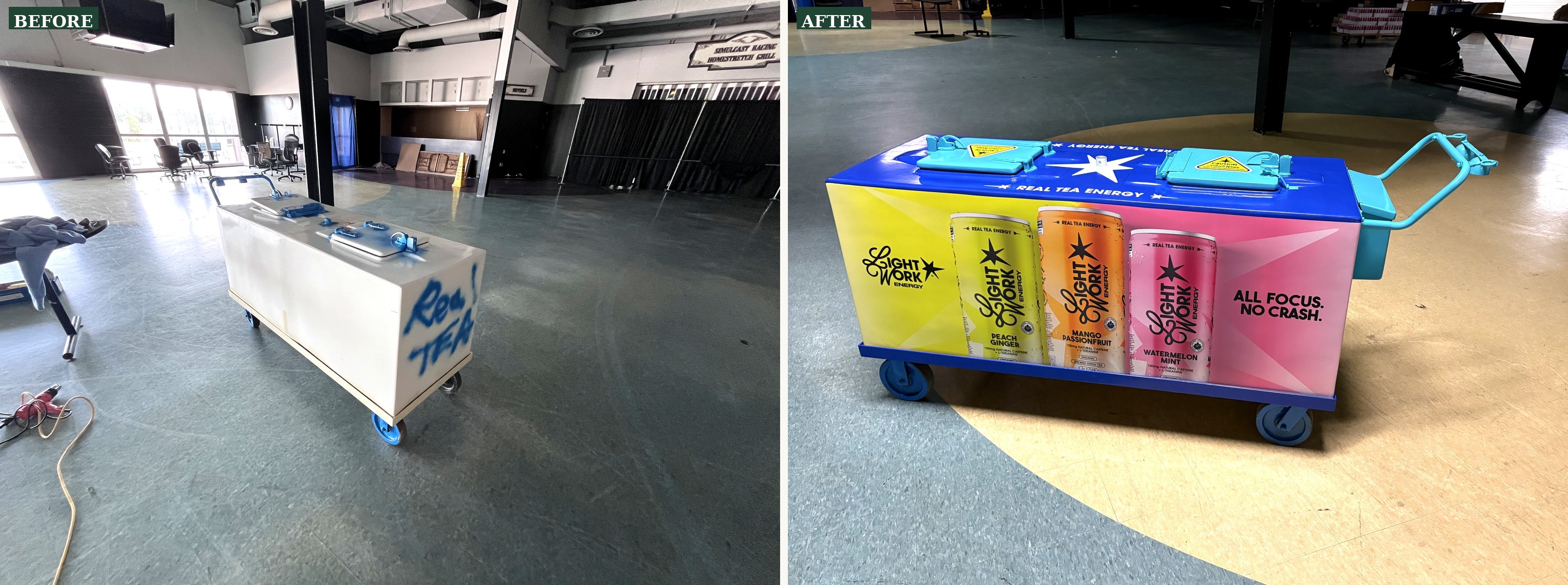 Drink cart wrap